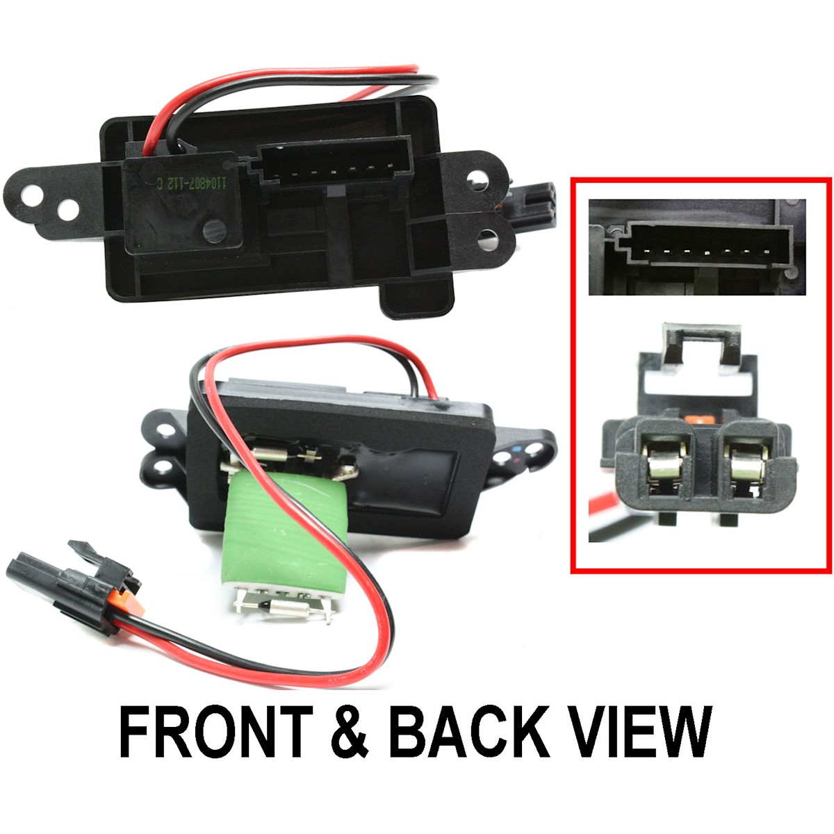 Blower Motor Resistor Front for Chevy Olds Chevrolet Trailblazer GMC
