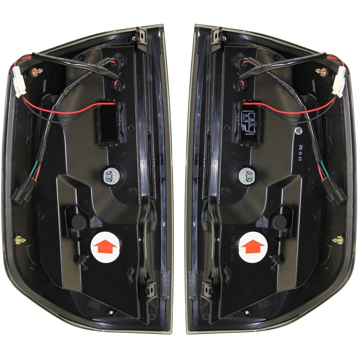 Pair Set of 2 Tail Lights Lamps Left-and-Right Performance LH & RH for
