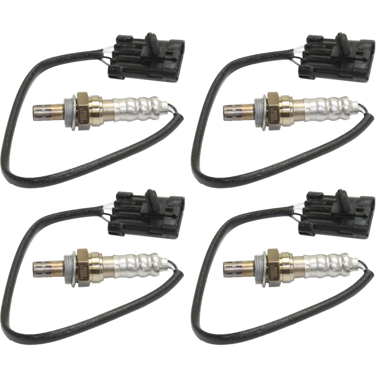 O2 Oxygen Sensors Set of 4 Left-and-Right DOWNSTREAM for Chevy LH & RH ...