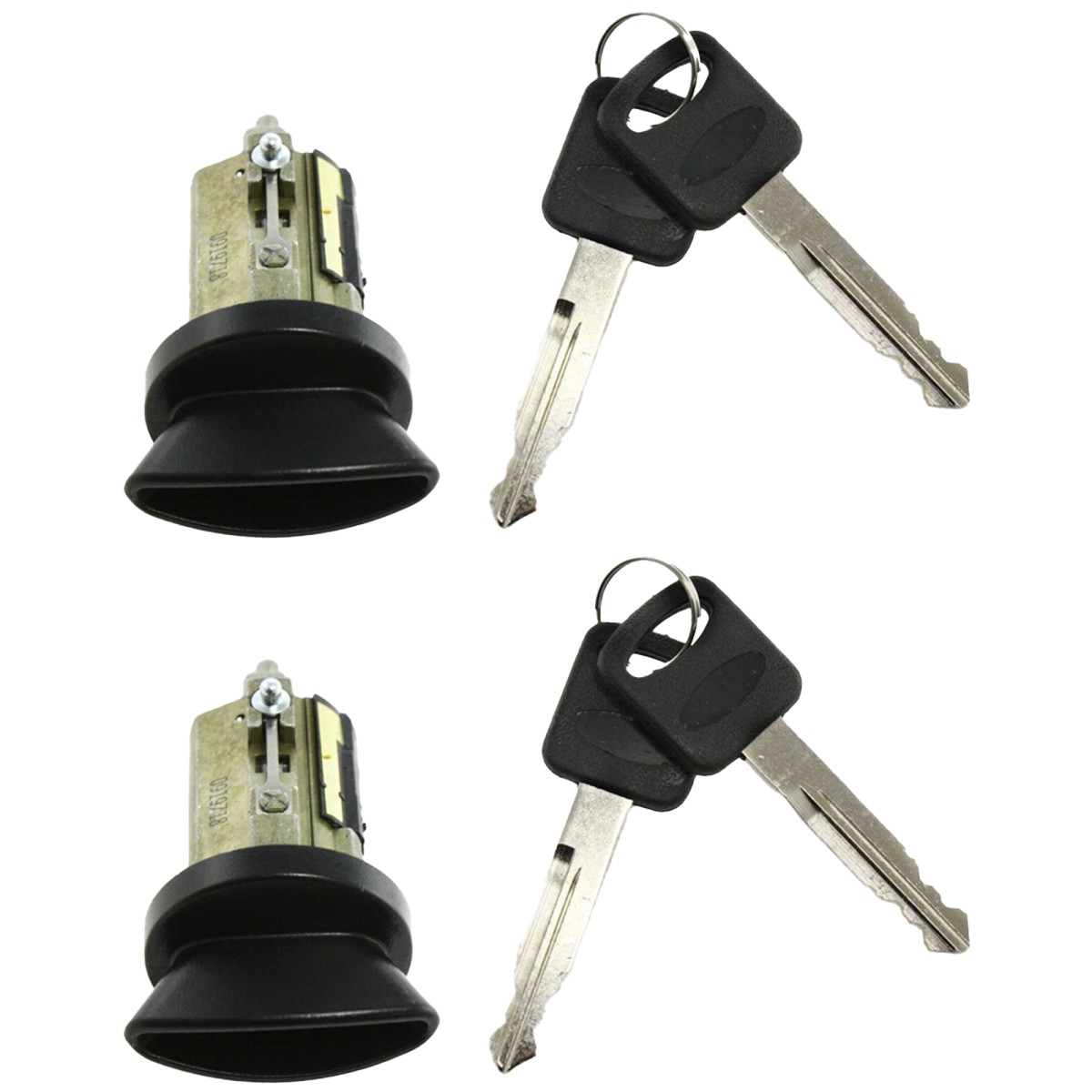 Ignition Lock Cylinders Set of 2 for F550 Truck Ford Ranger Mustang