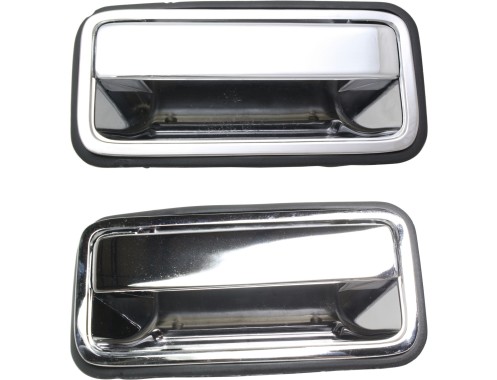 Exterior Door Handle For 92-99 Chevrolet K1500 Suburban Rear Set of 2 ...