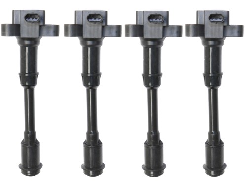 Set of 4 Ignition Coils for Ford Escape Fusion Transit Connect Fiesta ...