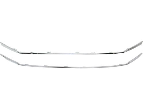 Pair Grille Trims Set of 2 Chrome Upper HO1216116, HO1217109 Sedan for ...