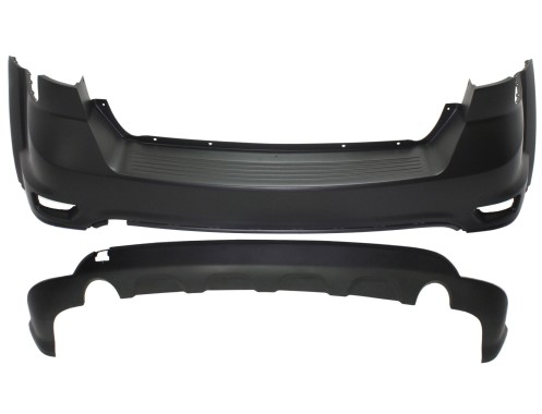 Set of 2 Bumper Covers Rear Upper for Dodge Journey CH1114102 ...