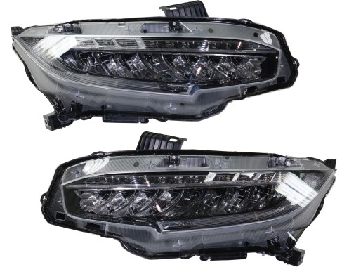 1 Pair LH+RH Headlight Headlamp Assembly Fit for Hyundai 